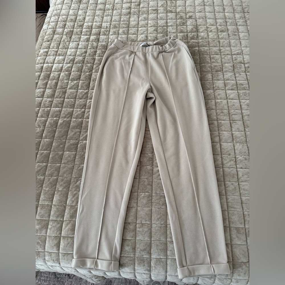 Mango Men's Light Beige Chinos